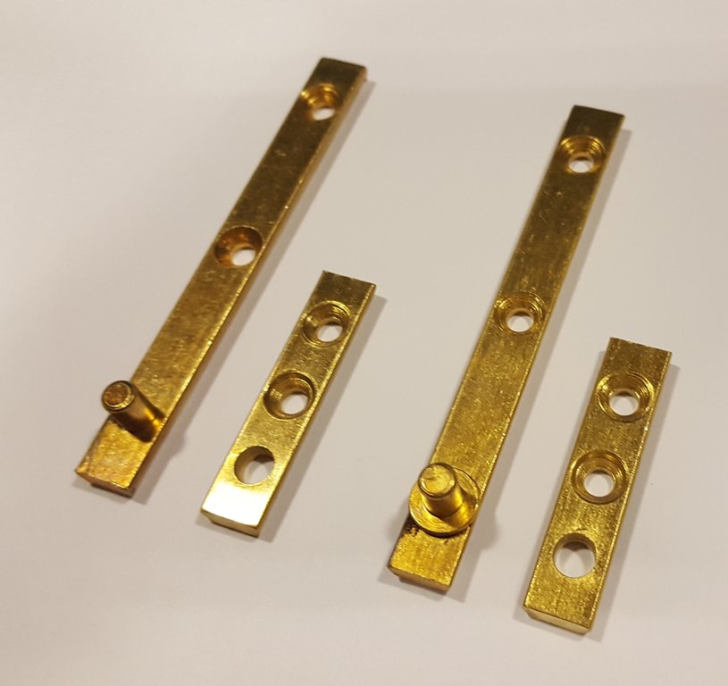 verdeckte Montage 10x100mm 4 Paar Zapfenband Scharnierband für antike Schränke 