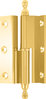 Möbel Stilband mit Zierkopf Messing Kröpfung D 7,5 mm R 8 x H 50 mm